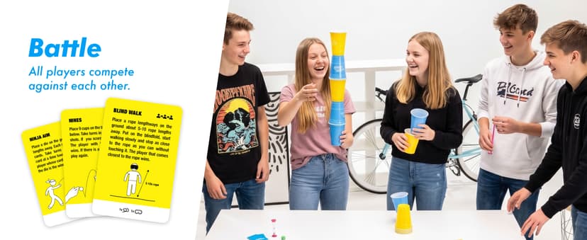 Super Skills - Action Game for Competitive People - Beat Your Friends at 120 Challenges - Fun Group Activity for Family Night or Party with Kids, Teen