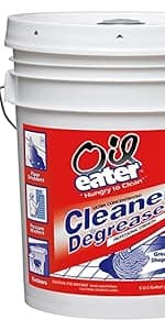 Orange Cleaner Degreaser, 1-Gallon Concentrate for Oil Removal, Grease Stains and Heavy Duty Automotive, Outdoor, Floor Cleaning, Grease & Gunk