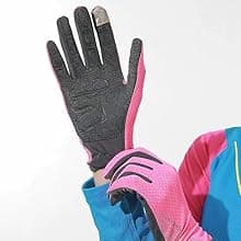 SUJAYU Full Finger Hiking & Cycling Gloves - Thin Gloves for Men & Women - UV Protection, Great for Adult Bikes, Driving & Gym