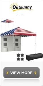 Outsunny 10 x 10 ft Pop Up Canopy Tent with Sidewalls, UPF50+ Outdoor Portable Instant Canopy Shelter with Carry Bag, Sandbags, Adjustable Height for Parties, Events, Camping, Light Gray