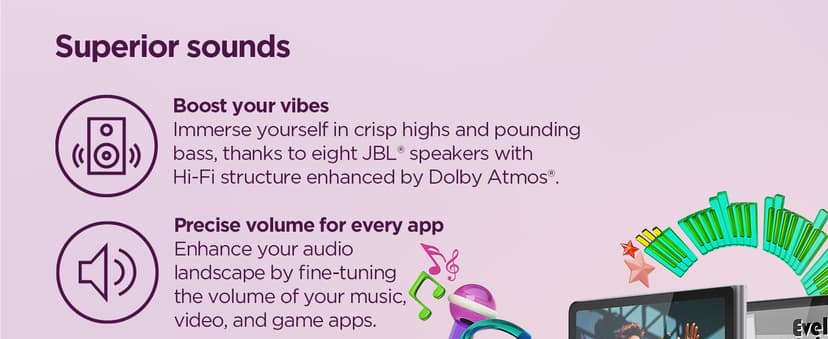 Lenovo Tab Plus - 2024 - Premium Entertainment Tablet - 8 JBL® Speakers - 11.5" 2K LCD Touch Display - 8GB Memory - 128GB Storage - MediaTek™ Helio G99 - Folio Case Included - Luna Grey