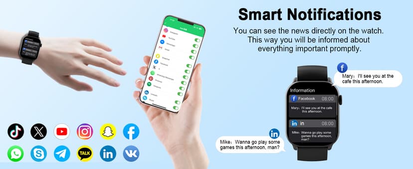 Smart Watch for Men Women(Answer/Make Calls), 1.95"HD 2025 New Smartwatches with Heart Rate/Sleep Monitor/Pedometer, Fitness Tracker 113+ Sport Mode IP68 Waterproof Running Watch for Android iOS