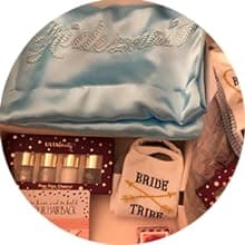 EPLAZA Women's One Size Silver Rhinestones Bride Bridesmaid Short Satin Robes for Wedding Party Getting Ready