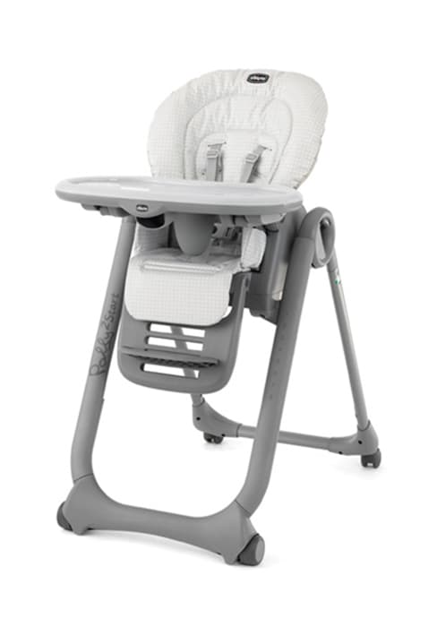 Chicco Zest LE 4-in-1 Folding High Chair, Feeding Chair, Toddler Chair and Youth Stool, Multi-Use Easy Clean High Chair, Chai/Beige
