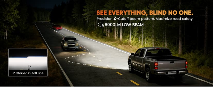 Z-OFFROAD LED Headlights Assembly DOT Approved with DRL Turn Signal Hi/Low Sealed Beam Side Marker Compatible with 2003-2006 Chevy Silverado Avalanche