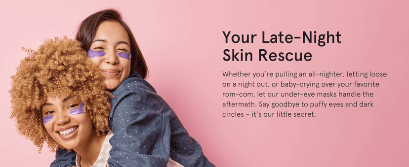 grace & stella Retinol Under Eye Patches for Puffy Eyes & Dark Circles - Restoring Gel Under Eye Masks with Hyaluronic Acid - Christmas Gifts for Teens, Birthday Gifts for Women (Purple, 24 Pairs)