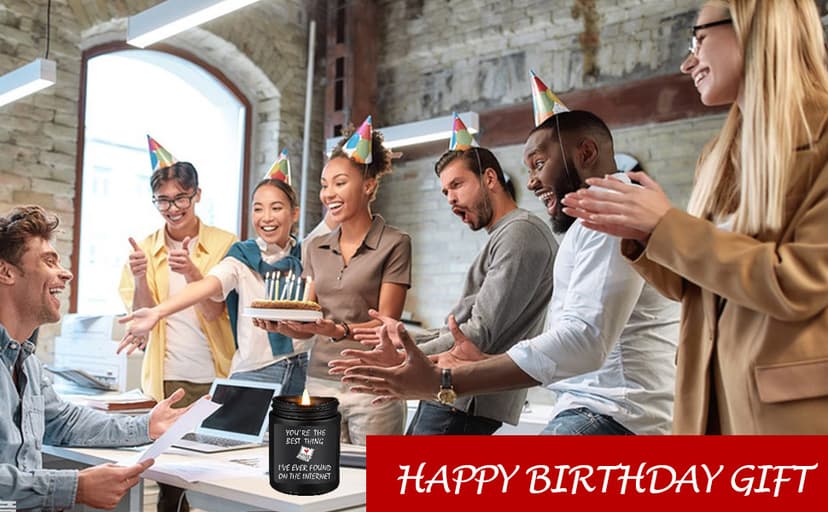 UDIKEFO Funny Gifts for Men, Gifts for Him, Christmas Gifts for Boyfriend Men, Anniversary Romantic Gifts for Him Boyfriend Husband,Candles Gifts for Men, Long Burning & Highly Scented