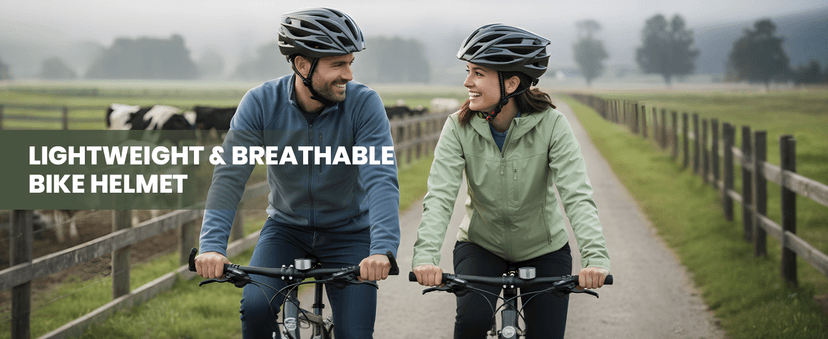 Bike Helmet Lightweight Ventilated for Men Women, Adjustable Size 59-61cm, Titanium