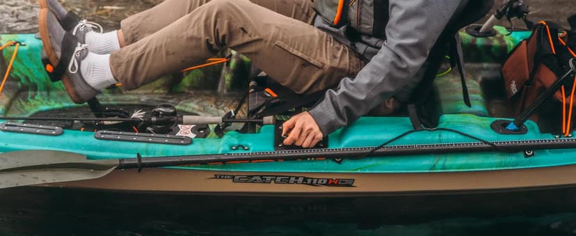Pelican Catch HDII Premium Angler - Sit-On-Top Fishing Kayak - HyDryve Pedal System & Comfortable Ergocast seat