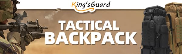 King'sGuard 70L Camping Hiking Backpack for Men Women Large Military Tactical Backpack Molle Rucksack Backpack for Outdoor