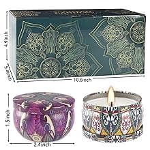 Scented Candles Gift Set, 2.5 oz Soy Wax Aromatherapy Candle for Home, Romantic Candles Gift for Mother Day Christmas Valentines Birthday (24 Pack)