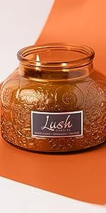 A Cheerful Giver — Orange Cinnamon Clove - 34oz Papa Scented Candle Jar with Lid - Keepers of the Light - 155 Hours of Burn Time, Gift for Women, Orange B005S4LKNO