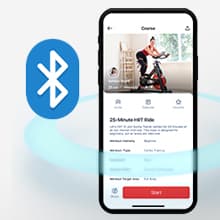 Sunny Health & Fitness Smart Recumbent Bike with Pulse Sensors, Home Cycling Workout Machine w/Cushion Seat & Mesh-Backrest, Free SunnyFit App Connection, Optional Programmable & Electro-Magnetic