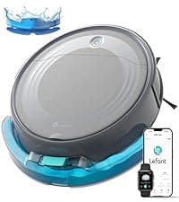 Lefant LiDAR Robot Vacuum and Mop, 450ml Visible Dustbin, Upgraded 190° PSD Obstacle Avoidance, Customized Cleaning, Multi-Floor Mapping, 150 Mins Runtime, 2.4G/5G WiFi, Pet Hair & Carpets, M330 Pro