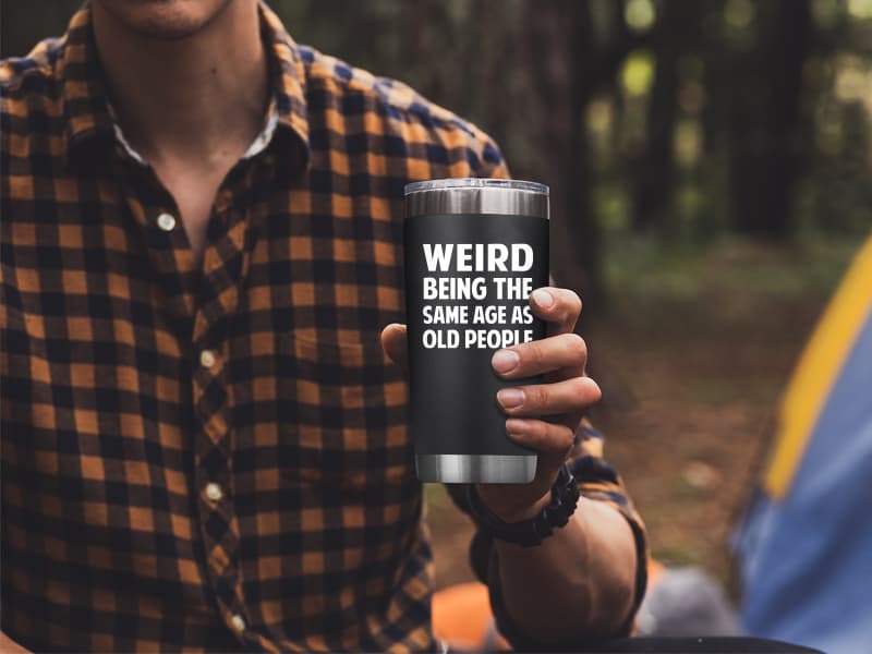 NewEleven Gifts For Men, Women - Funny Gag Gifts Ideas For Dad, Mom, Grandpa, Grandma, Husband, Wife, Uncle, Him - 40th 50th 60th 70th 80th Birthday Gifts For Men Women – 20 Oz Tumbler