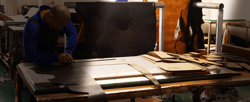 Masa Kawa Leather Briefcase for Men 15.6", 17" Laptop Computer Case Business Travel Work Messenger Cross Body Shoulder Bag