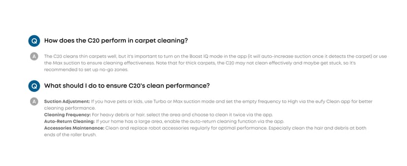 eufy Omni C20 Robot Vacuum and Mop Combo, All-in-One Station, Auto Mop Washing and Auto Drying for Hands-Free Cleaning, 7000 Pa Powerful Suction, Self Emptying, 3.35-Inch