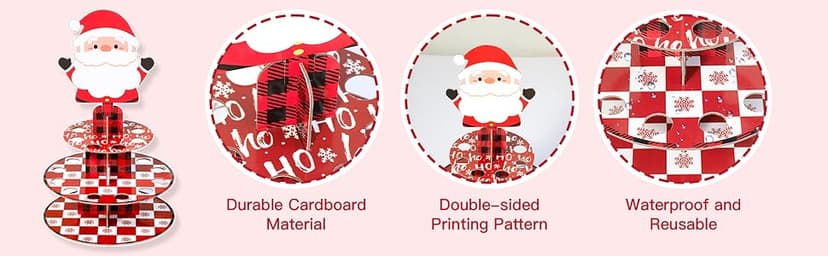 Santa Claus Cash Cake Stand Surprise Xmas Gift Ideas for Him Her Son Daughter Grandkids Crafterlife Christmas Money Holder for Christmas Cash Gifts B0D9ND5QXH