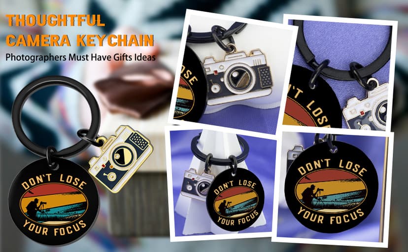 Cool Gifts For Photographers Men Women Photography Gifts For Men Women Birthday Christmas Gift For Photography Lovers Photographer Gifts For Men Photography Gifts Keychain Stuff Camera Keychain B0DRYG6S11