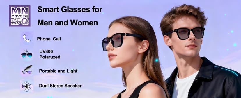 AI Smart Wireless Bluetooth Translation Glasses for Men/Women with Speakers/Bluetooth&140+ Languages Translation Sports/Travel/Drive/Busniess (C1+AI+Color Change Lenses+Black)