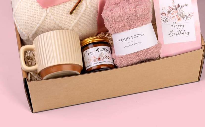 Birthday Gifts for Women, Self Care Gifts Get Well Soon Gifts Package, Relaxing Care Package, Birthday Gift Basket for Women, Happy Birthday Gifts for Her, Mom, Sister, Best Friend, Wife, Girlfriend, Coworker, Birthday Gifts Ideas