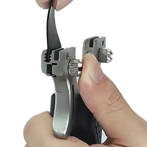 Slingshot, Stainless Steel Slingshots for Adults, Sling Shot for Hunting and Shooting Practice, Come with 3 pcs Flat Rubber Bands and a Storage Case