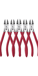 IGAN-P6 6-inch Ultra Sharp & Powerful Side Cutter Clippers with Longer Flush Cutting Edge, Ideal Wire Snips for Crafting, Floral, Electrical & Any Clean Cut Needs B087P191LP