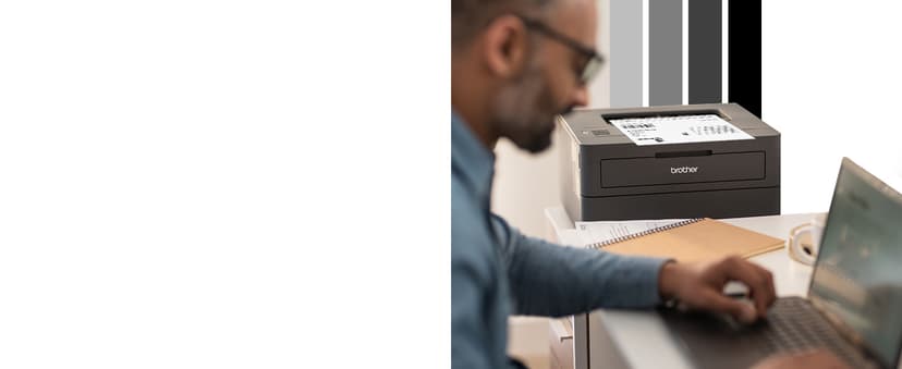 Brother HL-L2405W Wireless Compact Monochrome Laser Printer with Mobile Printing, Black & White Output | Includes Refresh Subscription Trial(1), Works with Alexa