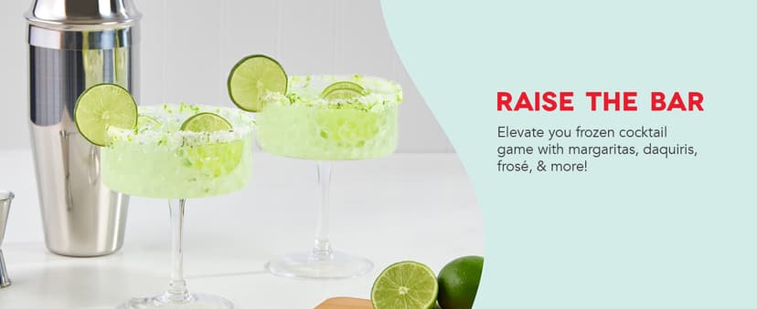 Dash Deluxe Shaved Ice & Slushy Maker - Easy-to-Use Slushy & Snow Cone Maker - Includes Serving Pitcher & Recipe Guide for Homemade Treats - Aqua