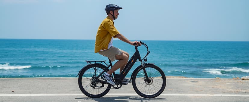 Movcan V80 Electric Bike, 1000W Motor 28MPH 26'' City Cruiser Ebike for Adults, 48V 13Ah Removable Battery Up to 70 Miles, 7-Speed Dual Disc Brake, Mountain E-Bike for Commuting