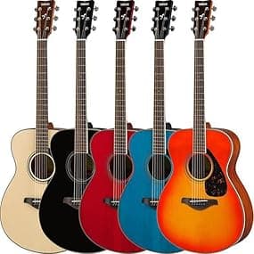 Yamaha FS800J Small Body Solid Top Acoustic Guitar, Natural, Concert