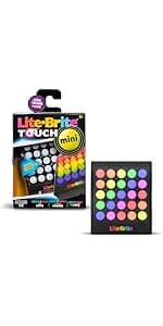 Lite-Brite Touch - Create, Play and Animate - Light Up Portable Stem Sensory Learning Toy, Creative Art Stem Toy for Girls, Boys, Unisex, Toddler, Holiday, Birthday, Gift, Ages 6+