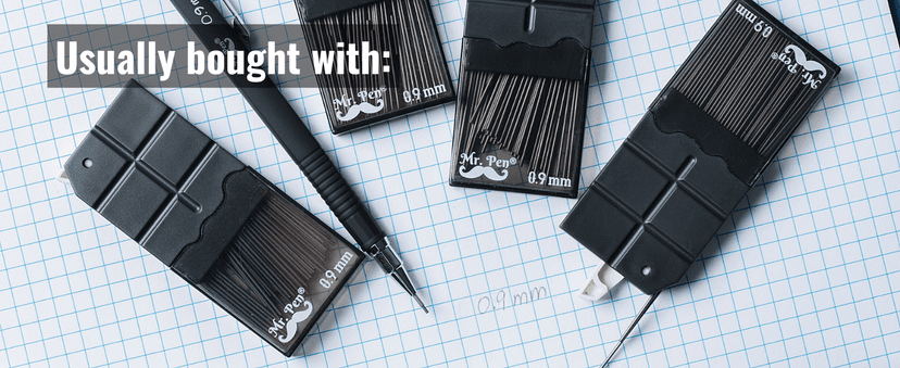 Mr. Pen- Art Mechanical Pencil Set, 5 Vintage Mechanical Pencils (0.3, 0.5, 0.7, 0.9, 2.0mm), 5 HB Lead Refills & 10 Eraser Refills, Precision Drawing Pencils for Sketching, Writing & Artwork