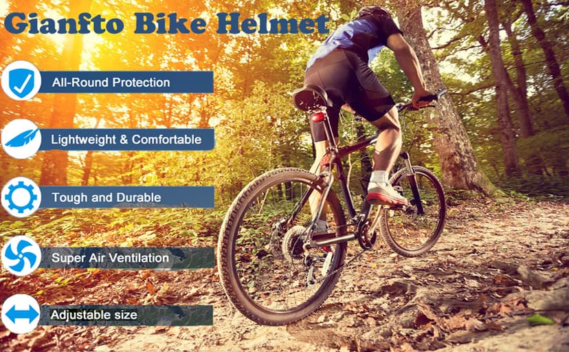 Adult Cycling Bike Helmet, Lightweight and Adjustable with Pads&Visor for Men and Women,Premium Quality Airflow Unisex Bike Helmet,Suggested Fit 58-61 cm