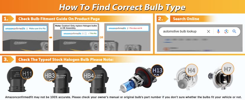 Termitor H11 9005 Light Bulbs Combo, 180000LM 1600% High and Low Beam Bulbs, 6500K White, 1:1 Mini Size H8/H9 HB3 Fog Light, 10 Years Lifespan, Plug and Play, Pack of 4.