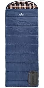 Teton Celsius Regular, 25F, 20F, 0F Degree Sleeping Bags, All Weather Bag for Adults and Kids, Camping Made Easy and Warm, Travel Sack Included