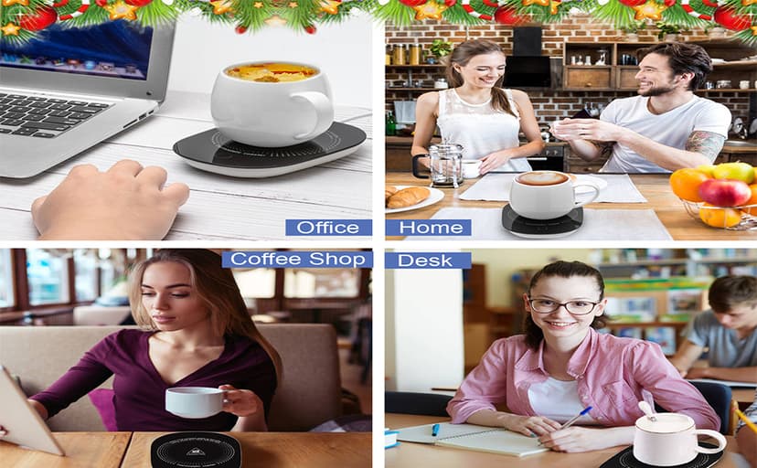 Coffee Mug Warmer for Desk with Auto Shut Off, Coffee Cup Warmer for Desk Office Home-Coffee Gifts