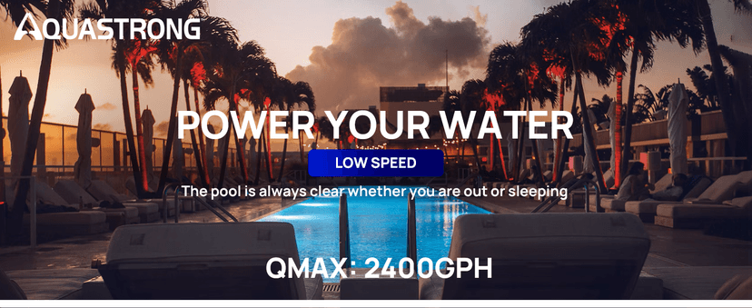 Aquastrong In/Above Ground Pool Pump High Flow Self Primming Swimming Pool Pump,Black