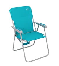 #WEJOY Folding Beach Chair for Adults, Lightweight Beach Chair with Shoulder Straps, High Back Camping Chairs with Hard Armrest, Supports 300lbs for Outdoor Lawn Concert