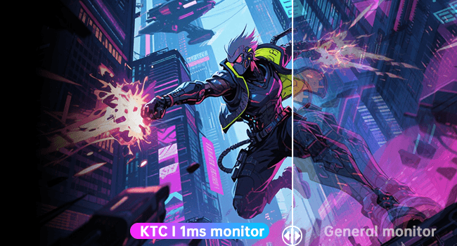 KTC 27 Inch Gaming Monitor - 2K QHD 2560 x 1440 Monitor, Up to 210Hz & 1ms, Bulit-in Speakers, Adaptive Sync, HDR400, 131% sRGB, IPS Monitors Gamer with HDMI 2.0 x 2 & DP1.4 x 2, H27T22C-3