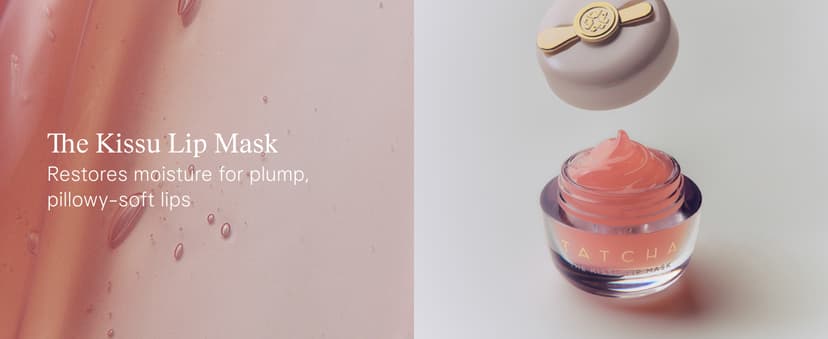 Tatcha Kissu Lip Mask | Overnight Lip Mask, Visibly Plumps and Softens for Lush Lips, 9.0 G | 0.32 oz B08D3FXF64