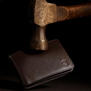 Cochoa Mens Wallet Real Leather Bifold RFID Blocking High Capacity Card Case with 2 ID Window in Gift Box (Crazy Horse, Moss)