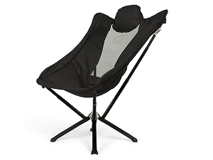 CLIQ ClassiQ 2.0 Camping Chair with Carry Bag - Portable Folding Chair & Bag for Outdoors - Reinforced 400 lb Capacity - Quick-Setup Travel Chair for Camping, Beach & Hiking - Ultimate Grey