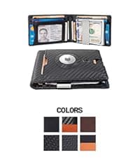 TRAVANDO AirTag* Wallet Mens Wallet with Money Clip Air Tag Wallet Card Holder RFID Blocking Bifold Gifts for Men