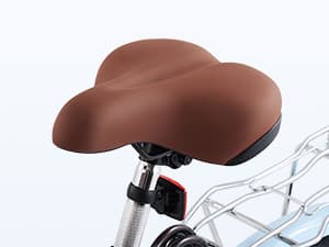 VIRIBUS Beach Cruiser Bike for Women, Single Speed Womens Bike with Basket & Rack 24 26 inch, Retro Step Through Cruiser Bicycle for Petite Short Women Female Ladies City Commuter, 330 lb.