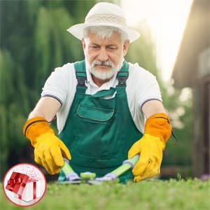 Long Gardening-Gloves Women/Men-Thorn proof Rose Pruning Heavy Duty Gauntlet, Best Garden Gifts for Gardener-L