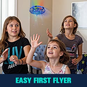 Hand Operated Drone Toy for Kids - Easy Fly Hover Drone with AI Motion Sensor, Rechargeable Drones for Kids 8-12 & 6-8, Safe Mini Quadcopter with Auto Hover, 360 Flip/Roll, Perfect Boys Girls Drones for Age 4-6-8-12 Birthday Gifts