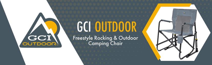 GCI Outdoor Sunshade Rocker Outdoor Rocking Chair with Canopy