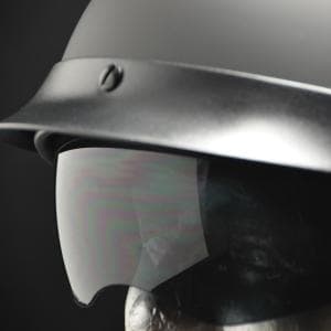 VEGA Warrior Motorcycle Half Helmet with Sunshield/Adjustable Size Dial DOT Half Face Skull Cap for Bike Cruiser Chopper Moped Scooter ATV