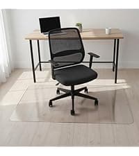 Winado Office Chair Mat, 36"x48" Non-Slip Under Computer Desk Chair Carpet Floor Protector, Heavy Duty Clear Plastic Chair Mats for Rolling Gaming and Work Chairs (Carpet 90 * 120 * 0.2cm with Lip)